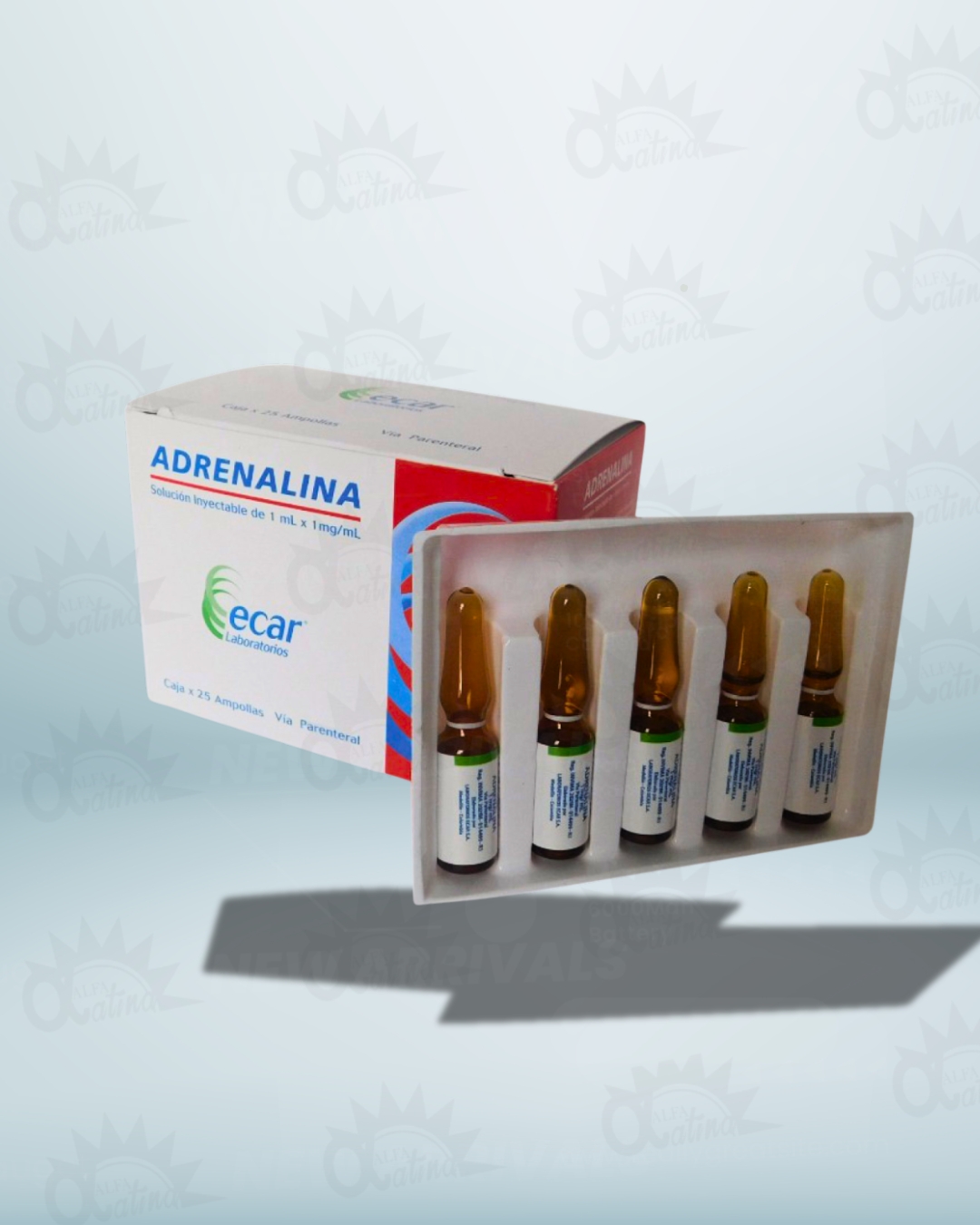 ADRENALINA 1 ML 25 AMPOLLAS